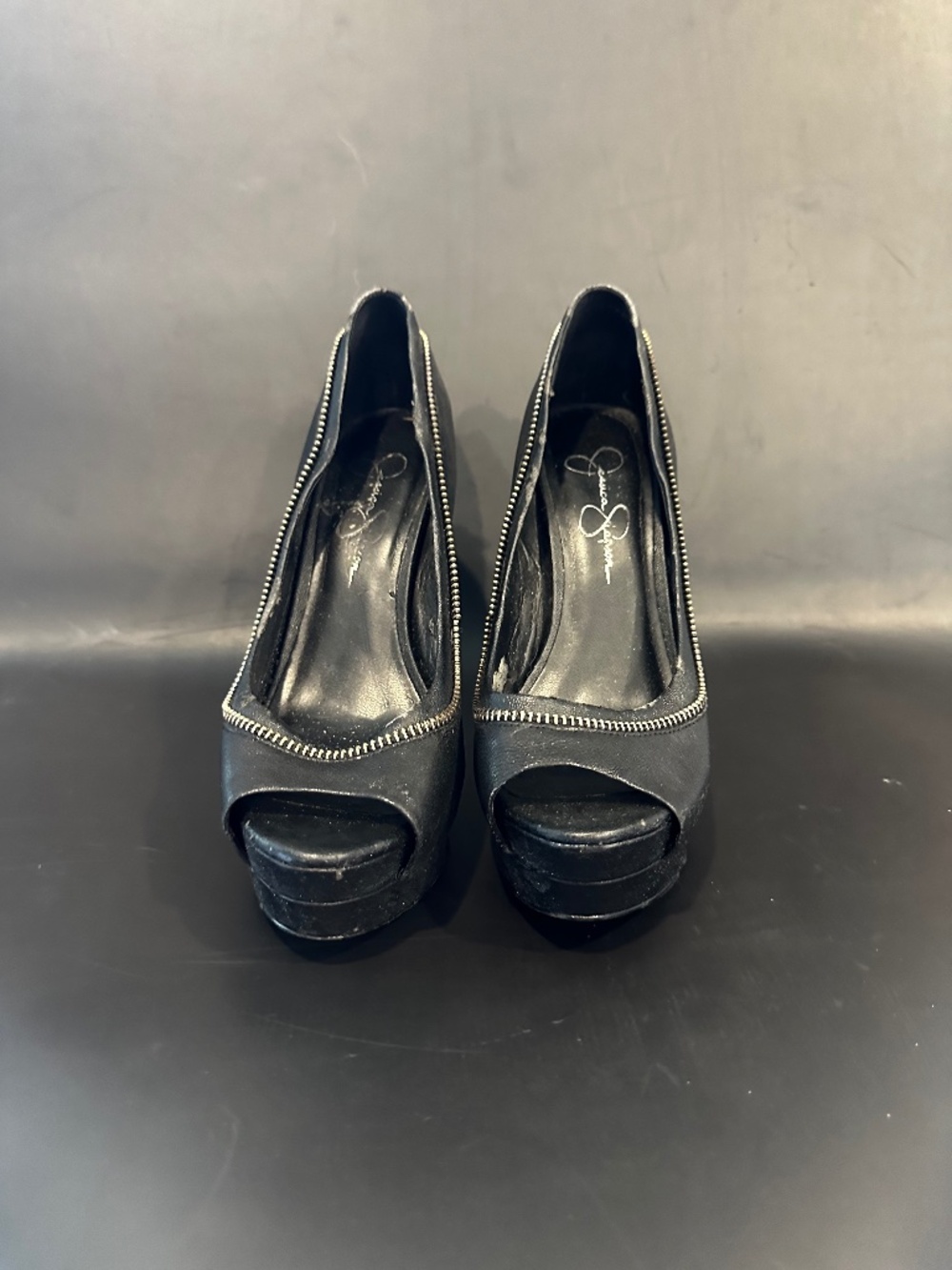 Jessica Simpson: Zippy Peekaboo Heels